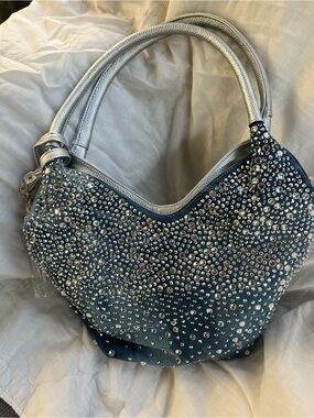 Glamorous Rhinestone Tall Shoulder Bag